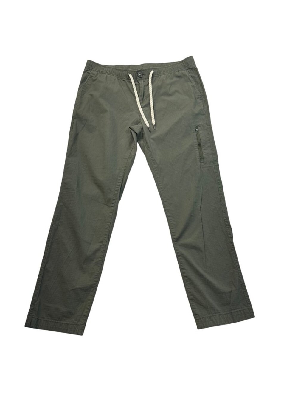 Vuori Womens Ripstop Pants Size XL Green 28" Inseam VW401 Casual Pockets Cotton